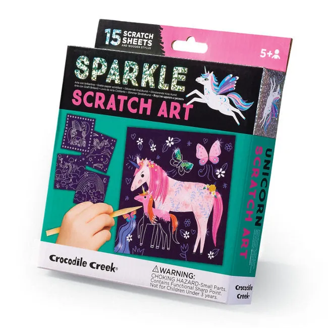 Sparkle Scratch Art - Unicorn