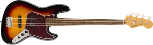 SQUIER Classic Vibe '60s Jazz Bass® Fretless LRL 3-Color Sunburst