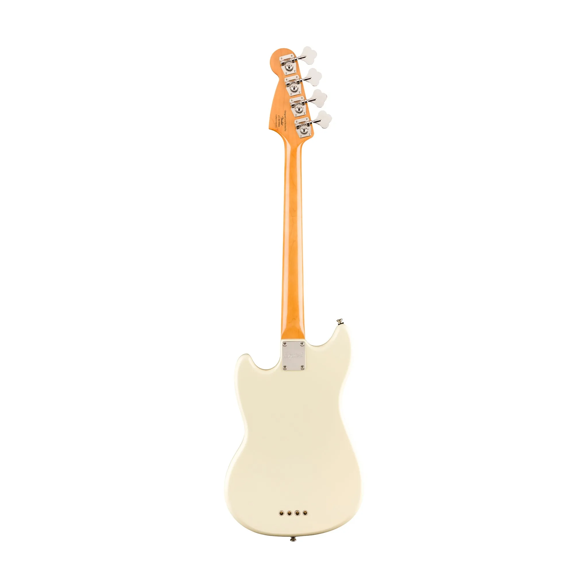 Squier Classic Vibe 60s Mustang Bass Guitar, Laurel FB, Olympic White