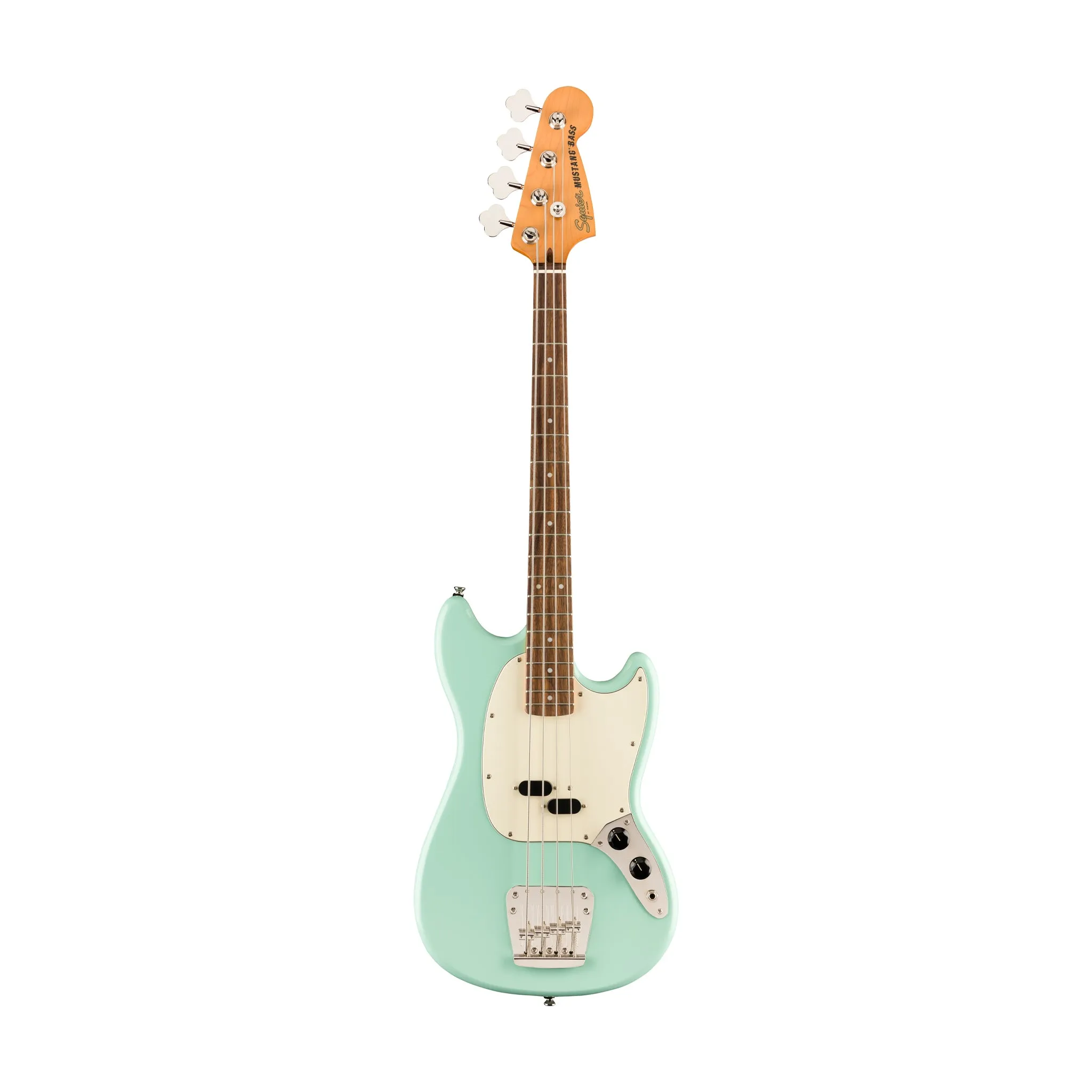 Squier Classic Vibe 60s Mustang Bass Guitar, Laurel FB, Seafoam Green