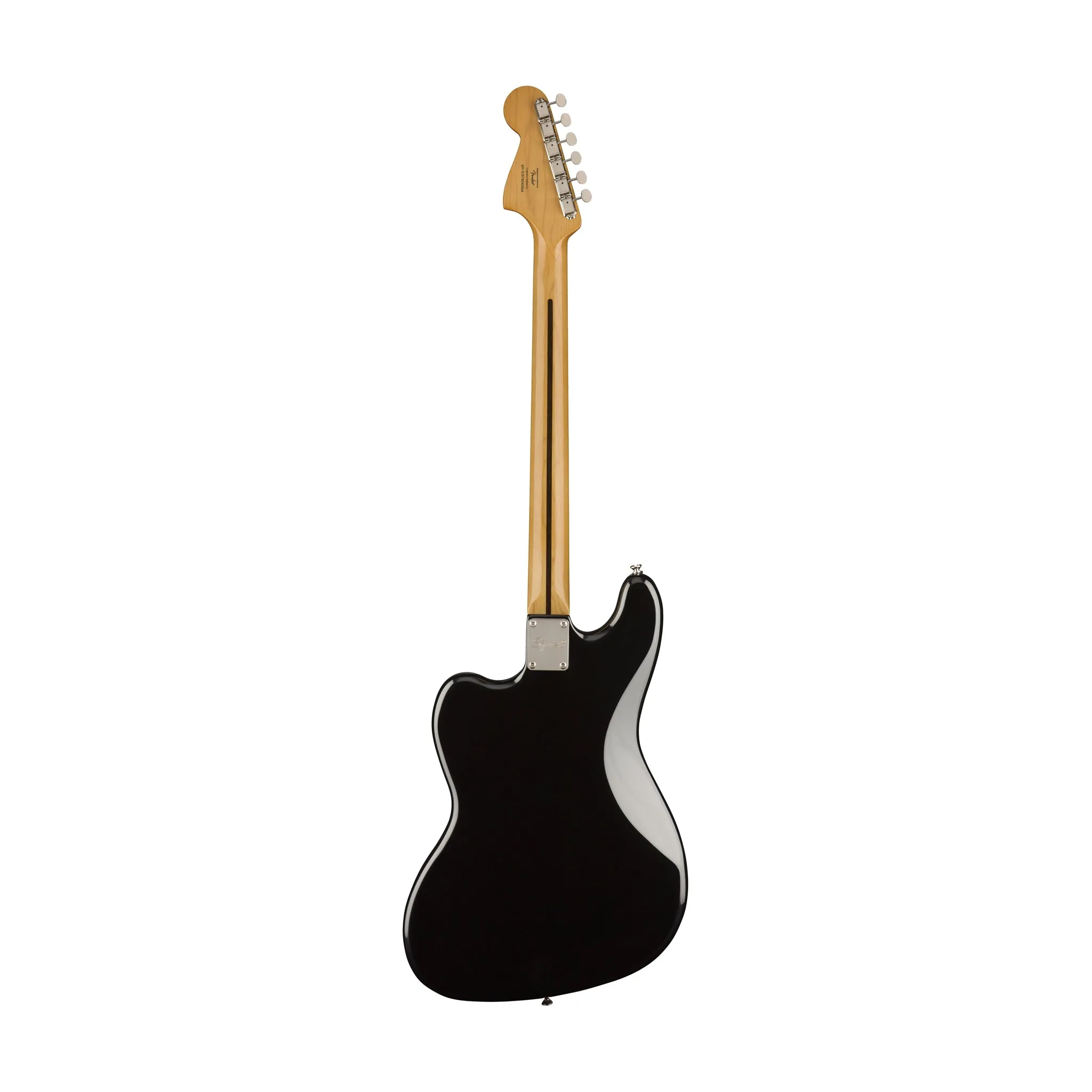 Squier Classic Vibe Bass VI Electric Guitar, Laurel FB, Black