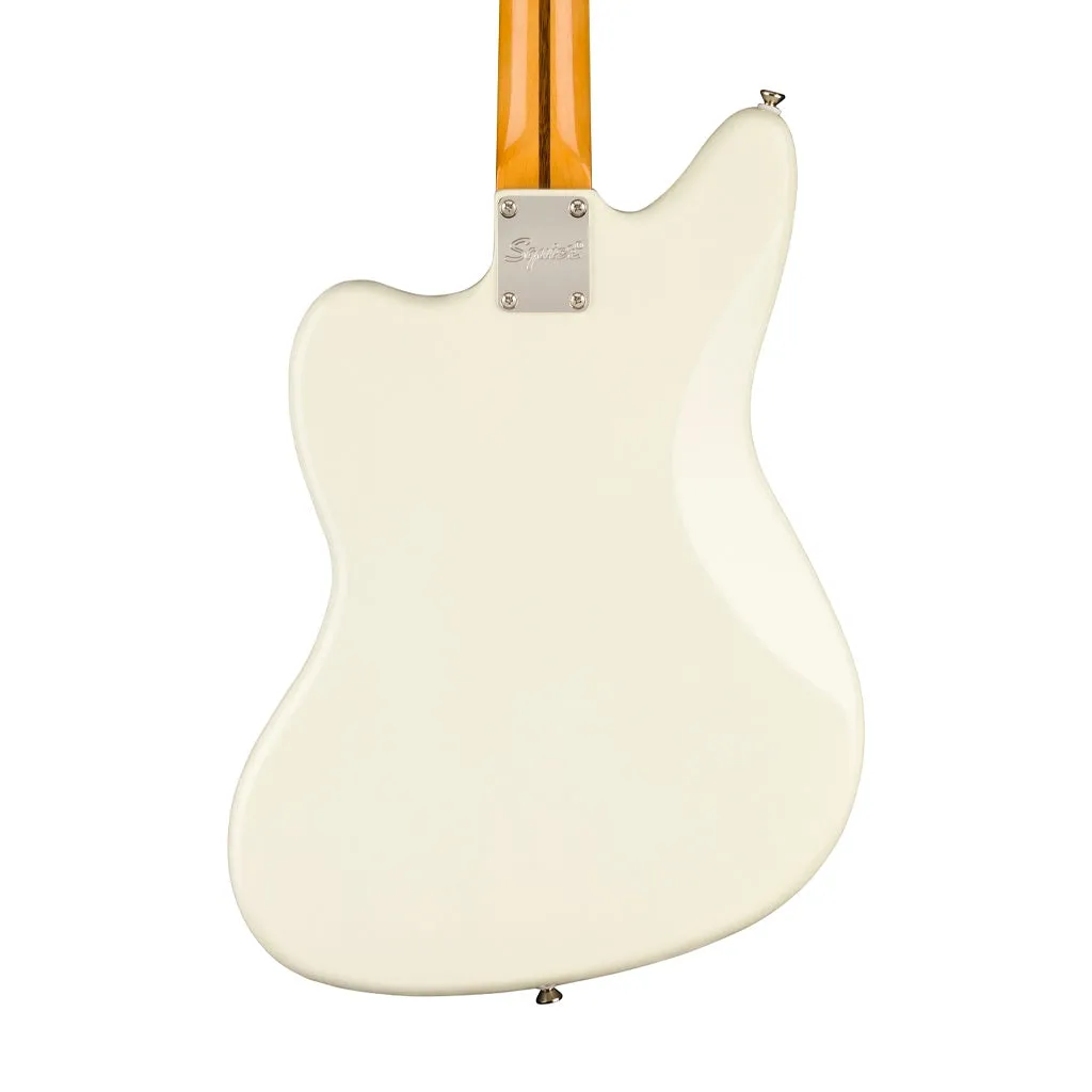 Squier FSR Classic Vibe 60s Jaguar Electric Guitar, Olympic White