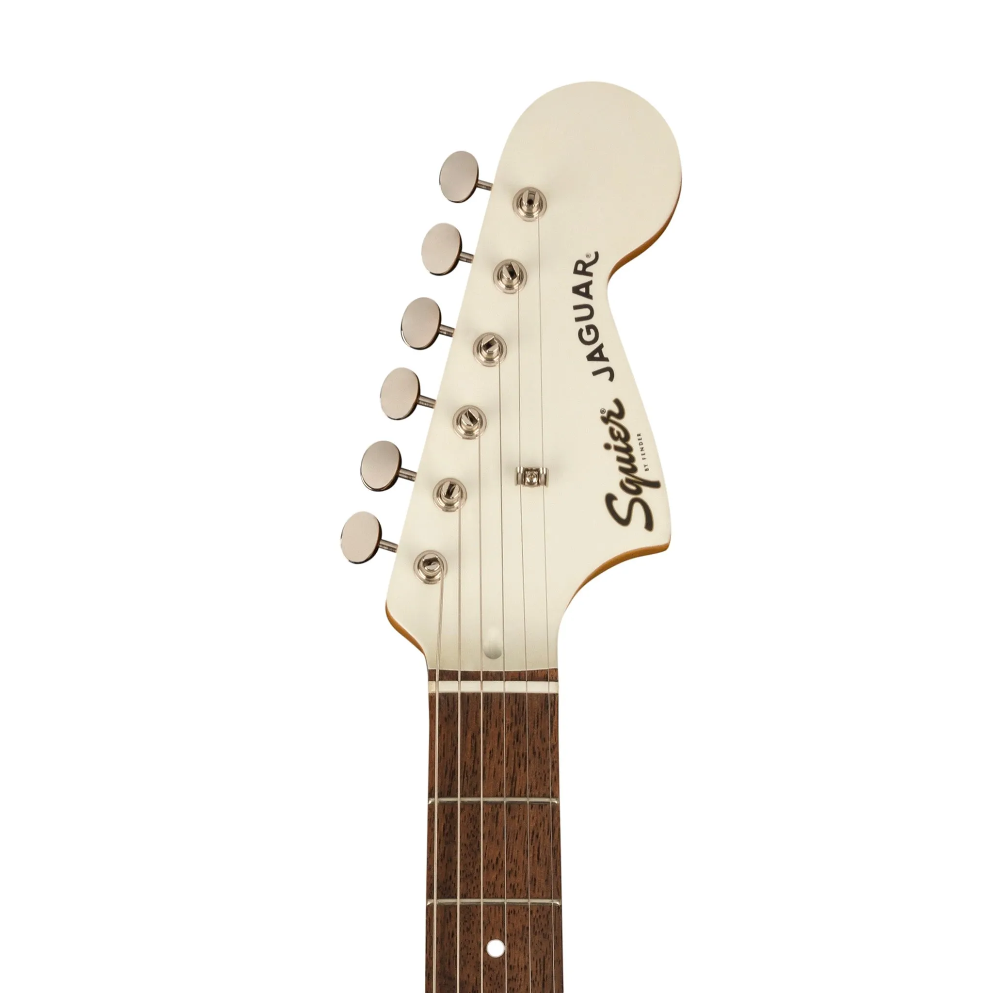 Squier FSR Classic Vibe 60s Jaguar Electric Guitar, Olympic White