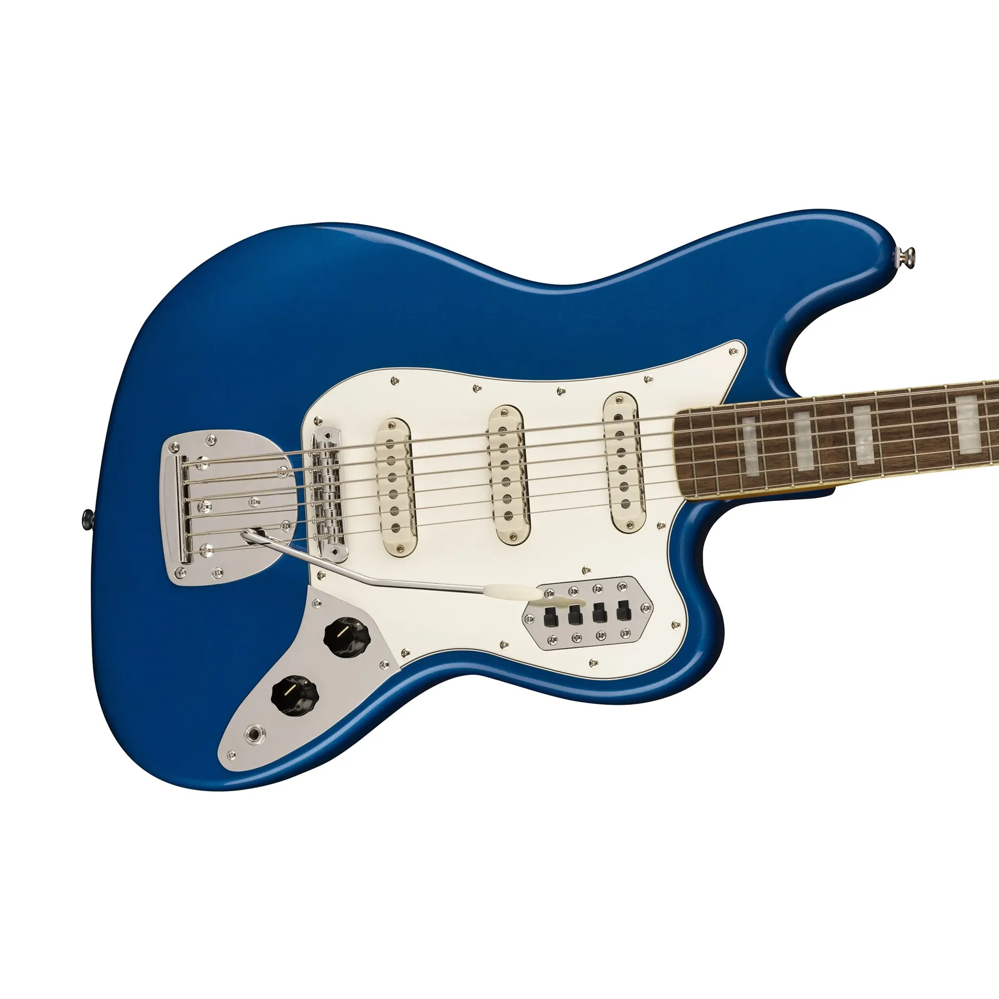 Squier FSR Classic Vibe Bass VI Electric Guitar, Laurel FB, Lake Placid Blue