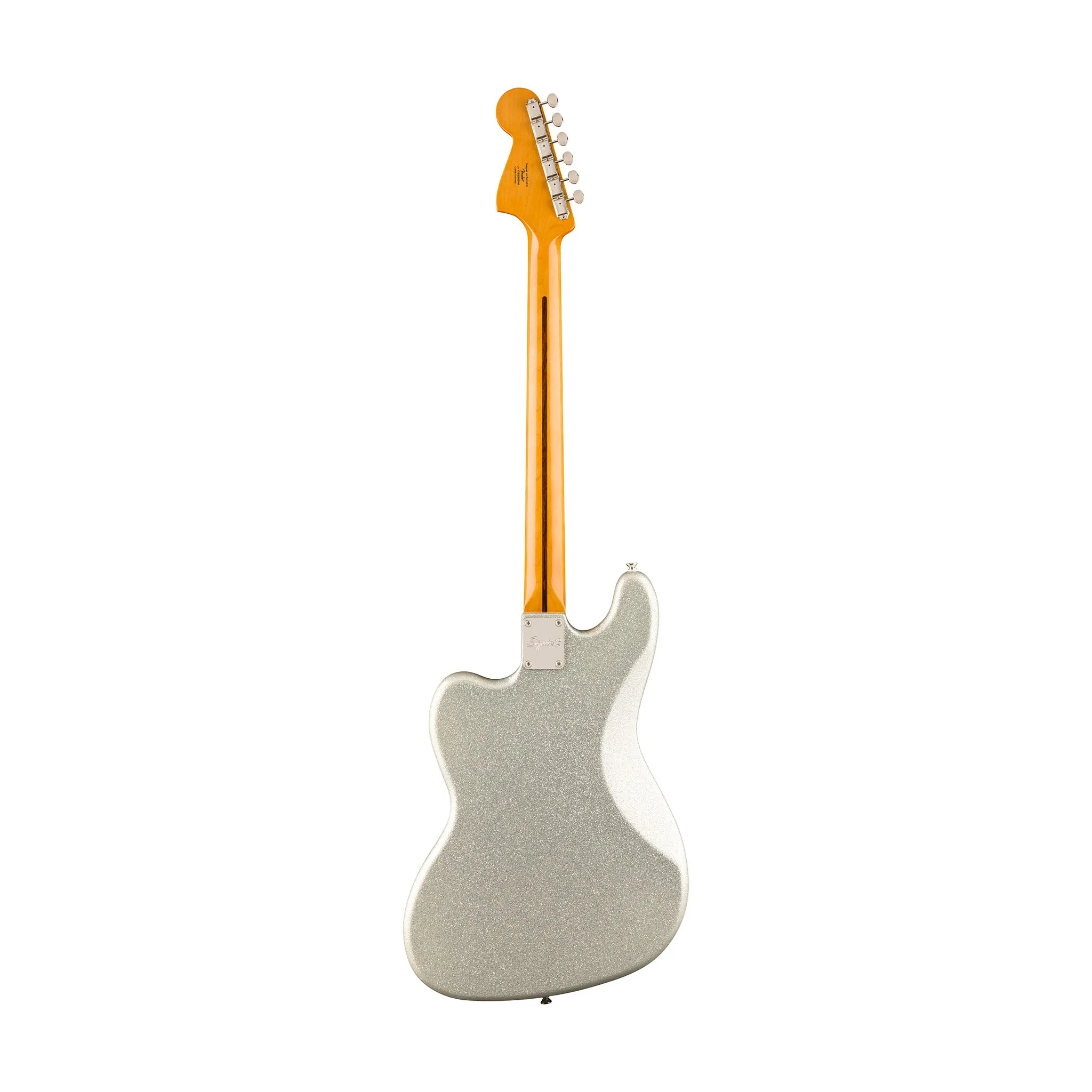 Squier FSR Classic Vibe Bass VI Guitar, Laurel FB, Silver Sparkle
