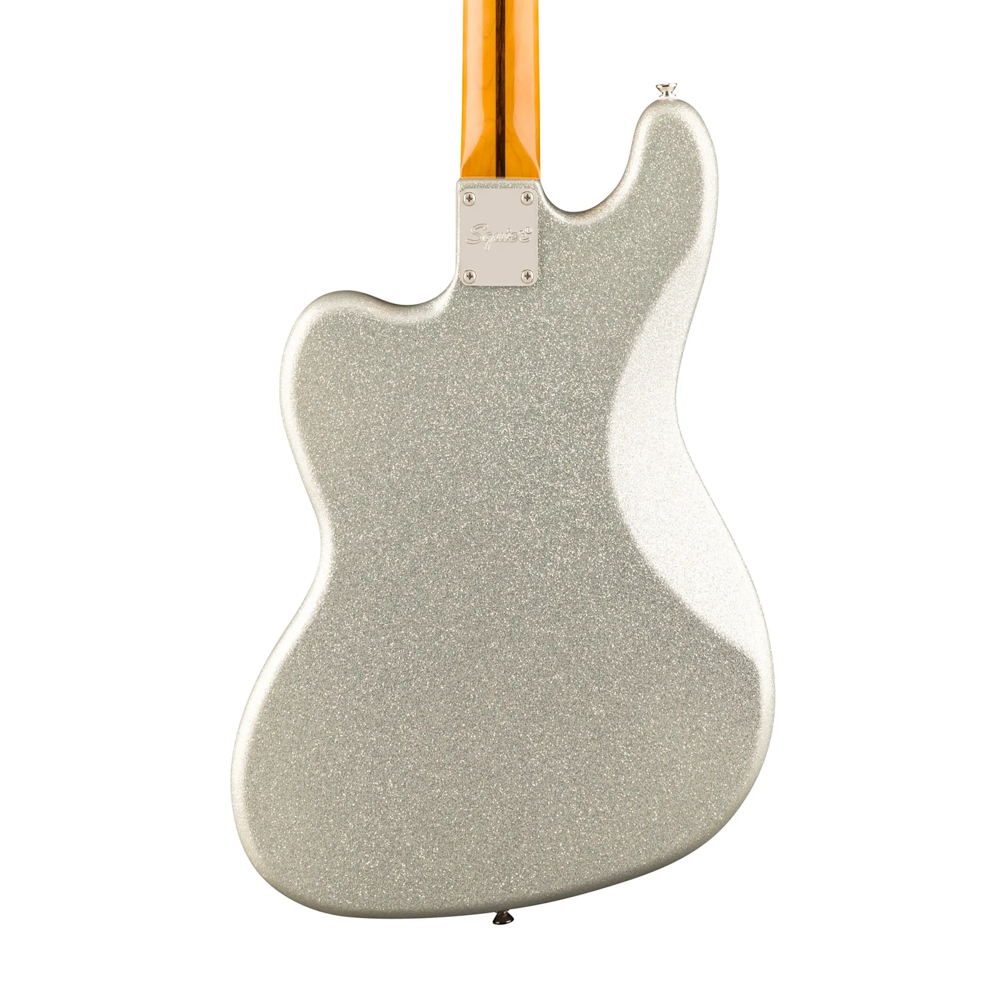 Squier FSR Classic Vibe Bass VI Guitar, Laurel FB, Silver Sparkle
