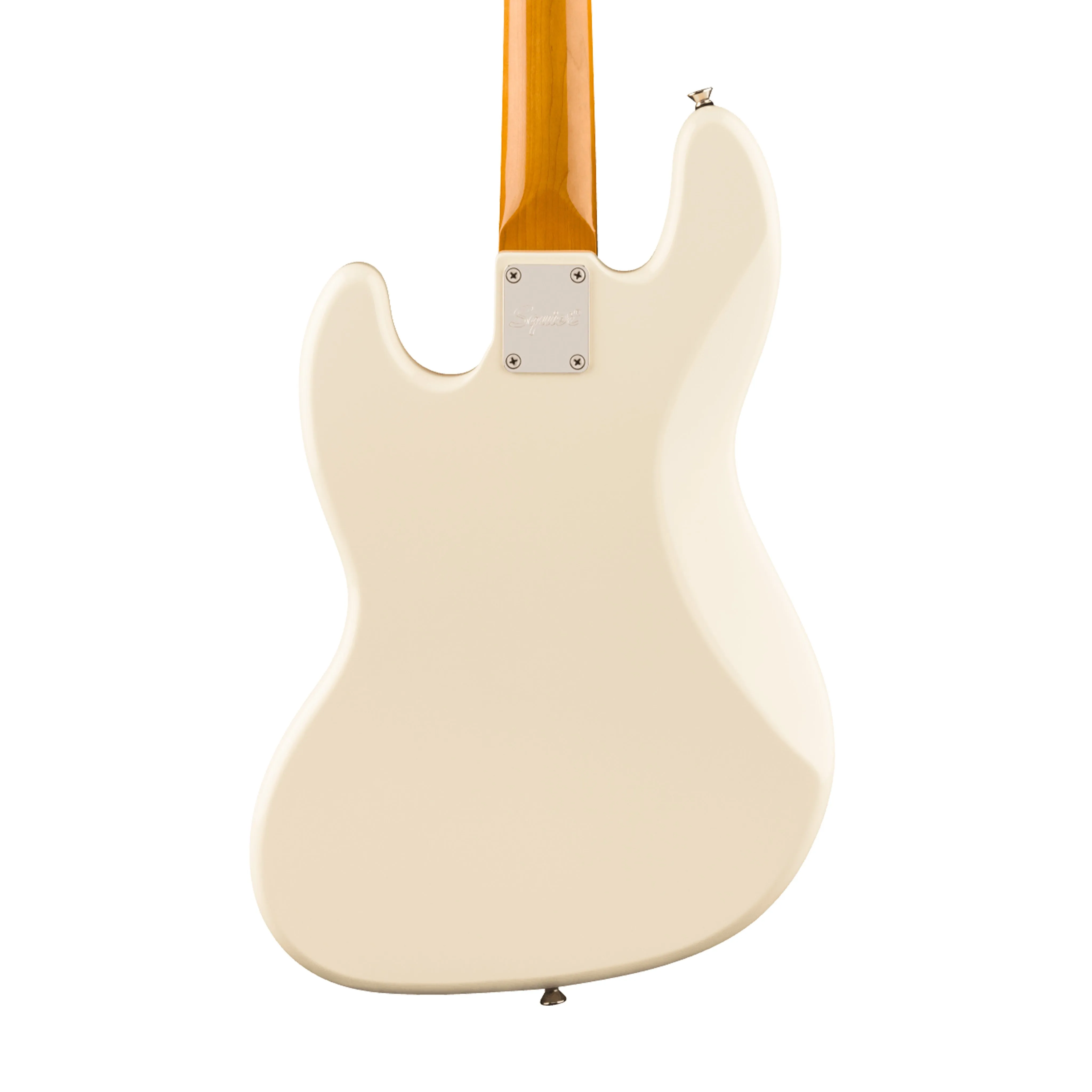 Squier Limited Edition Classic Vibe 60s Mid-60s Jazz Bass Guitar, Laurel FB, Olympic White
