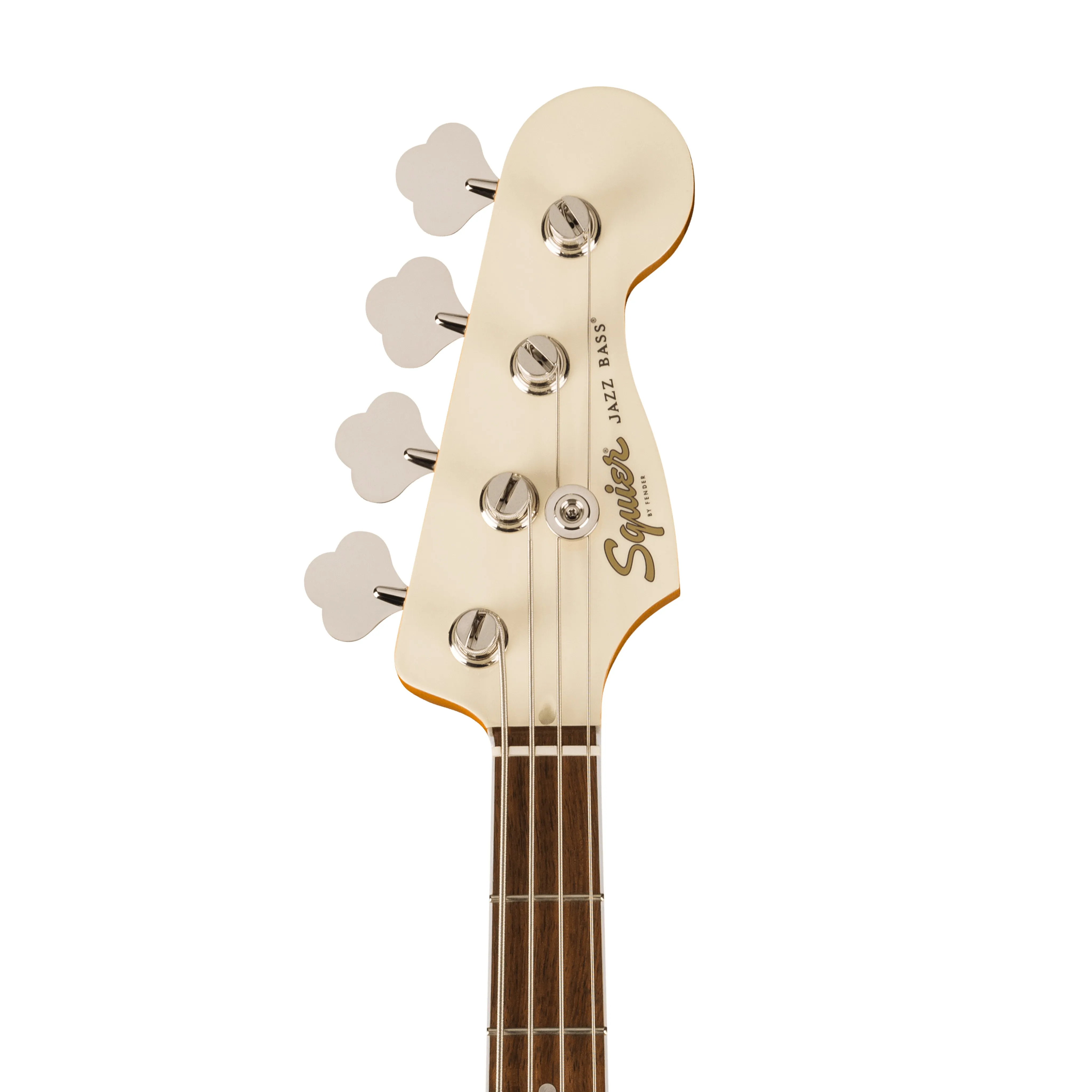 Squier Limited Edition Classic Vibe 60s Mid-60s Jazz Bass Guitar, Laurel FB, Olympic White