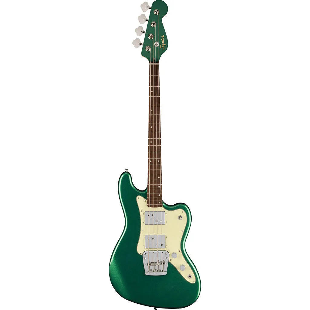 Squier Paranormal Rascal Bass HH, Laurel Fingerboard, Mint Pickguard, Sherwood Green