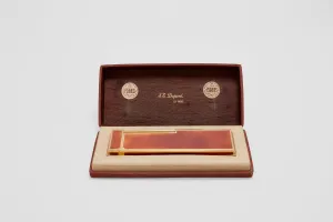 S.T. Dupont Gold Plated Lacquered Table Lighter