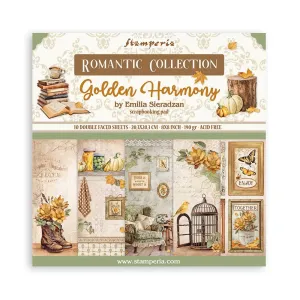 Stamperia - 8x8 Paper Pack - Golden Harmony