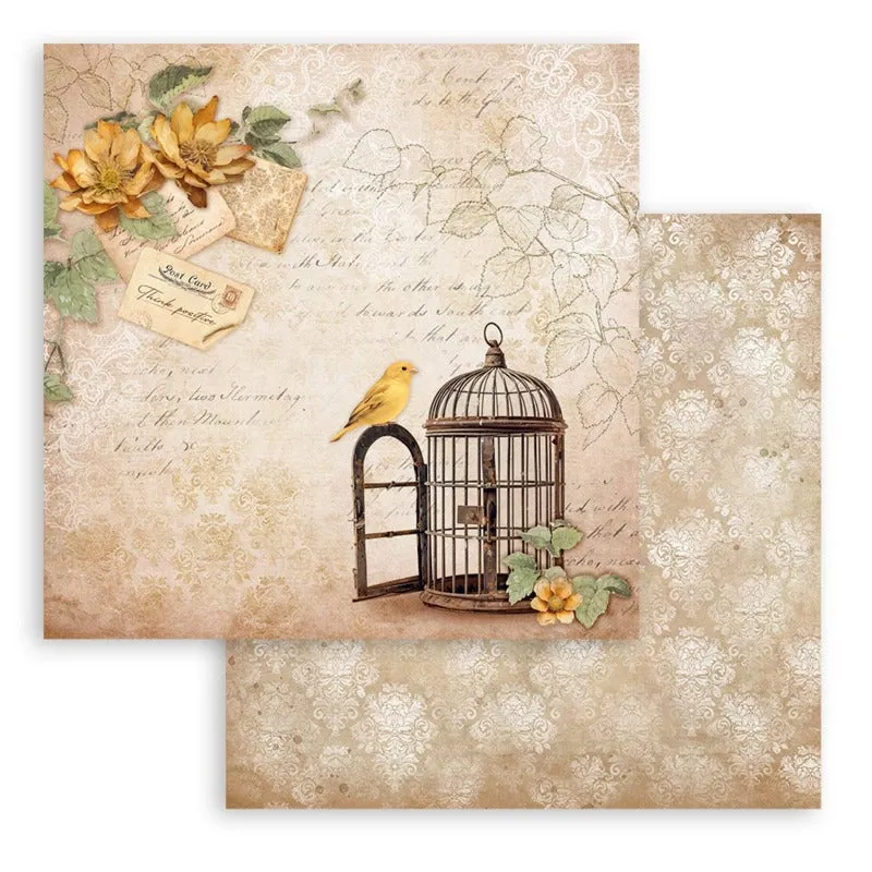 Stamperia - 8x8 Paper Pack - Golden Harmony
