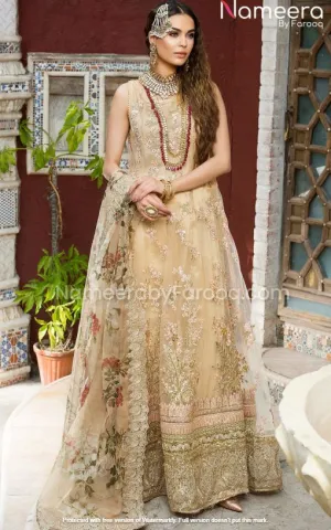 Stunning Golden Dress for Wedding Party Online #PN75