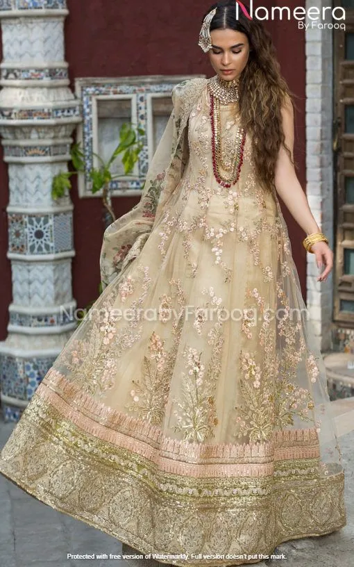 Stunning Golden Dress for Wedding Party Online #PN75