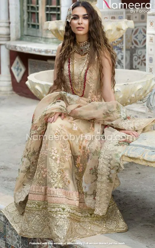 Stunning Golden Dress for Wedding Party Online #PN75