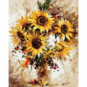 Sunflowers | Number Painting