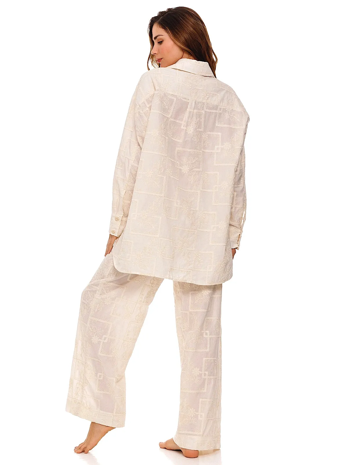 Swan Shirt-Caroline Pants