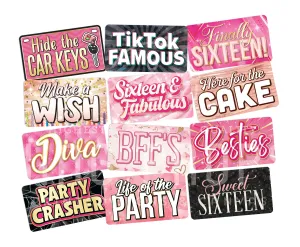 Sweet 16 Prop Set