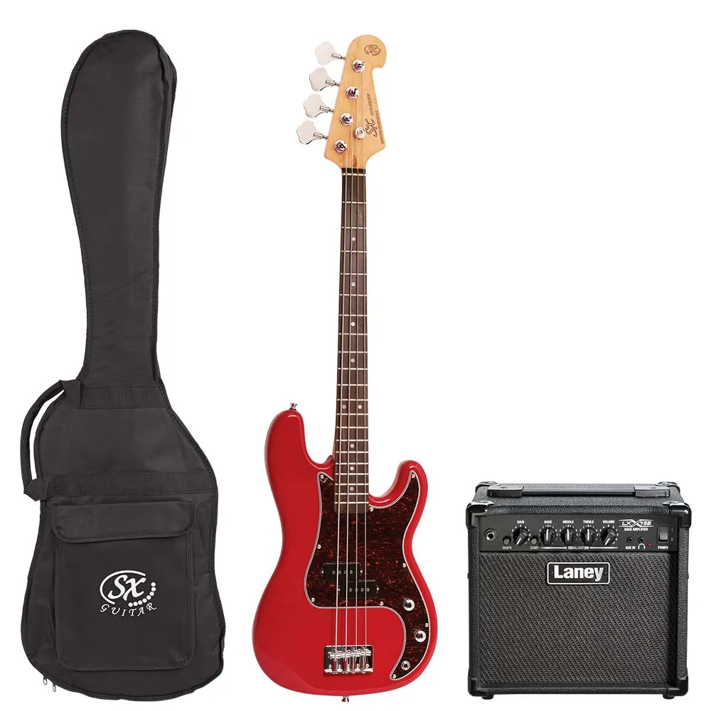 SX / Laney ¾ Size Bass Guitar & Amp Package