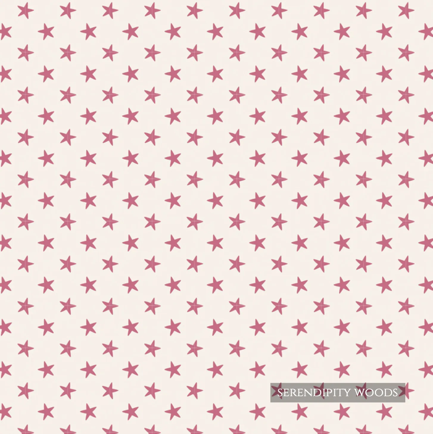 Tilda Classic Basics Tiny Star Pink Fabric 130037