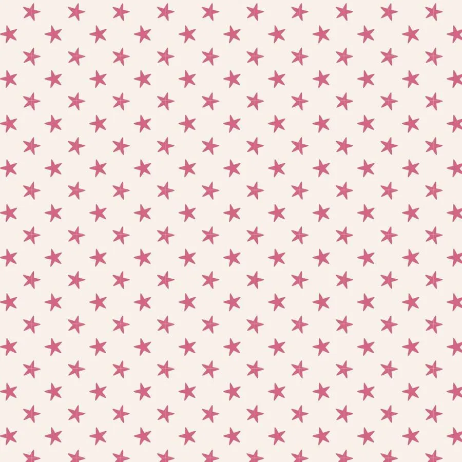 Tilda Classic Basics Tiny Star Pink Fabric 130037