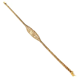 Triple Heart Yellow Gold Bracelet (14K)