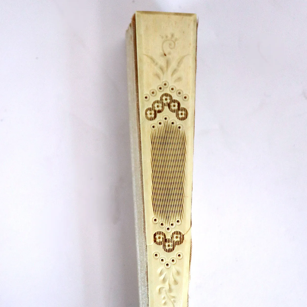 Two Vintage Japanese Hand Painted Silk and Ivory Folding Fans