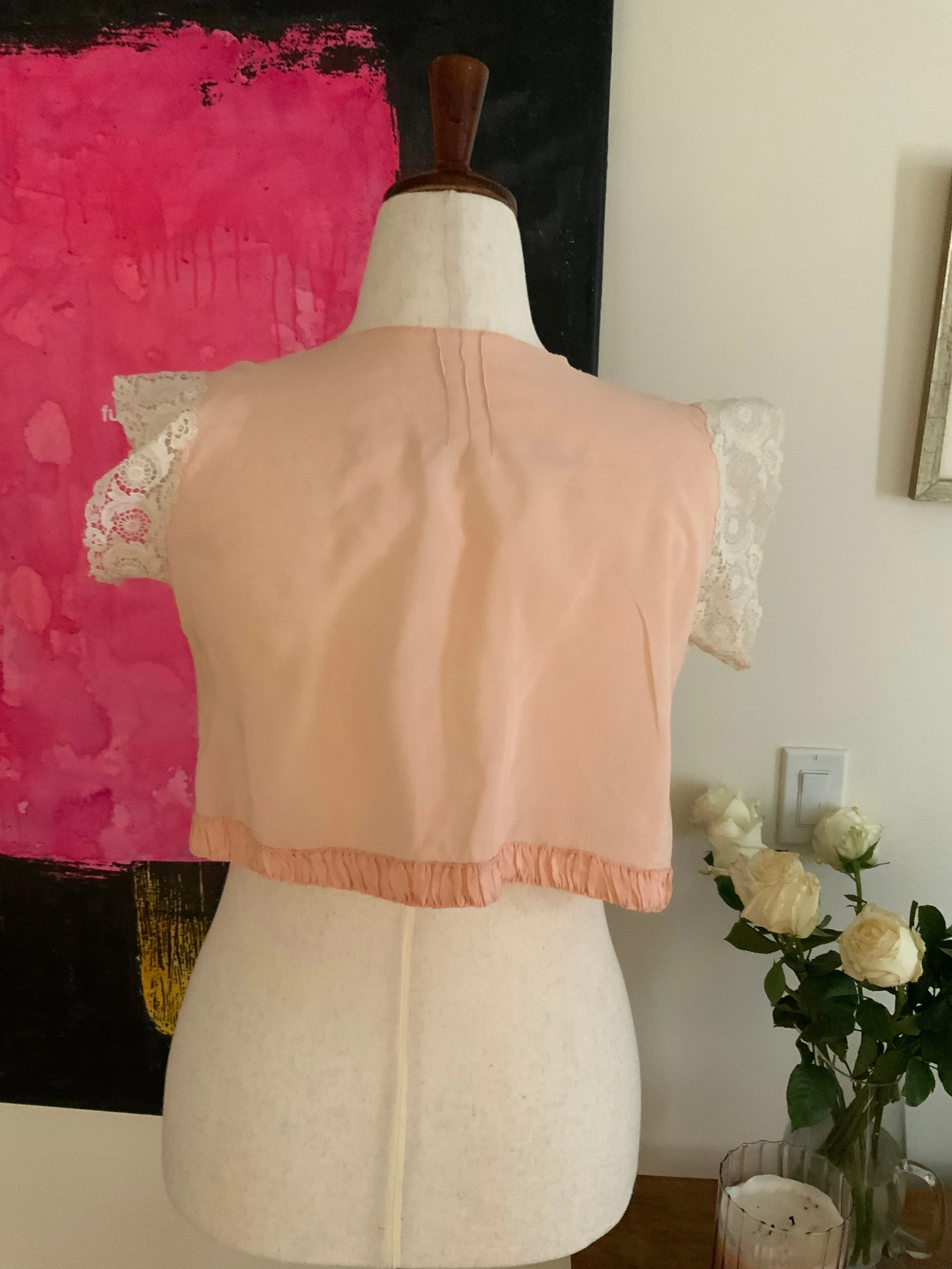 Vintage Bed Jacket - 30s - 30D