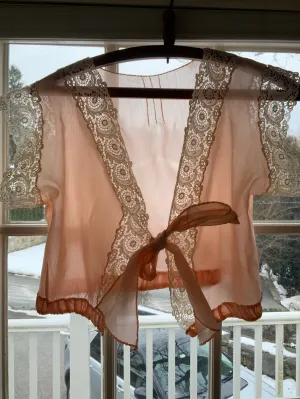 Vintage Bed Jacket - 30s - 30D