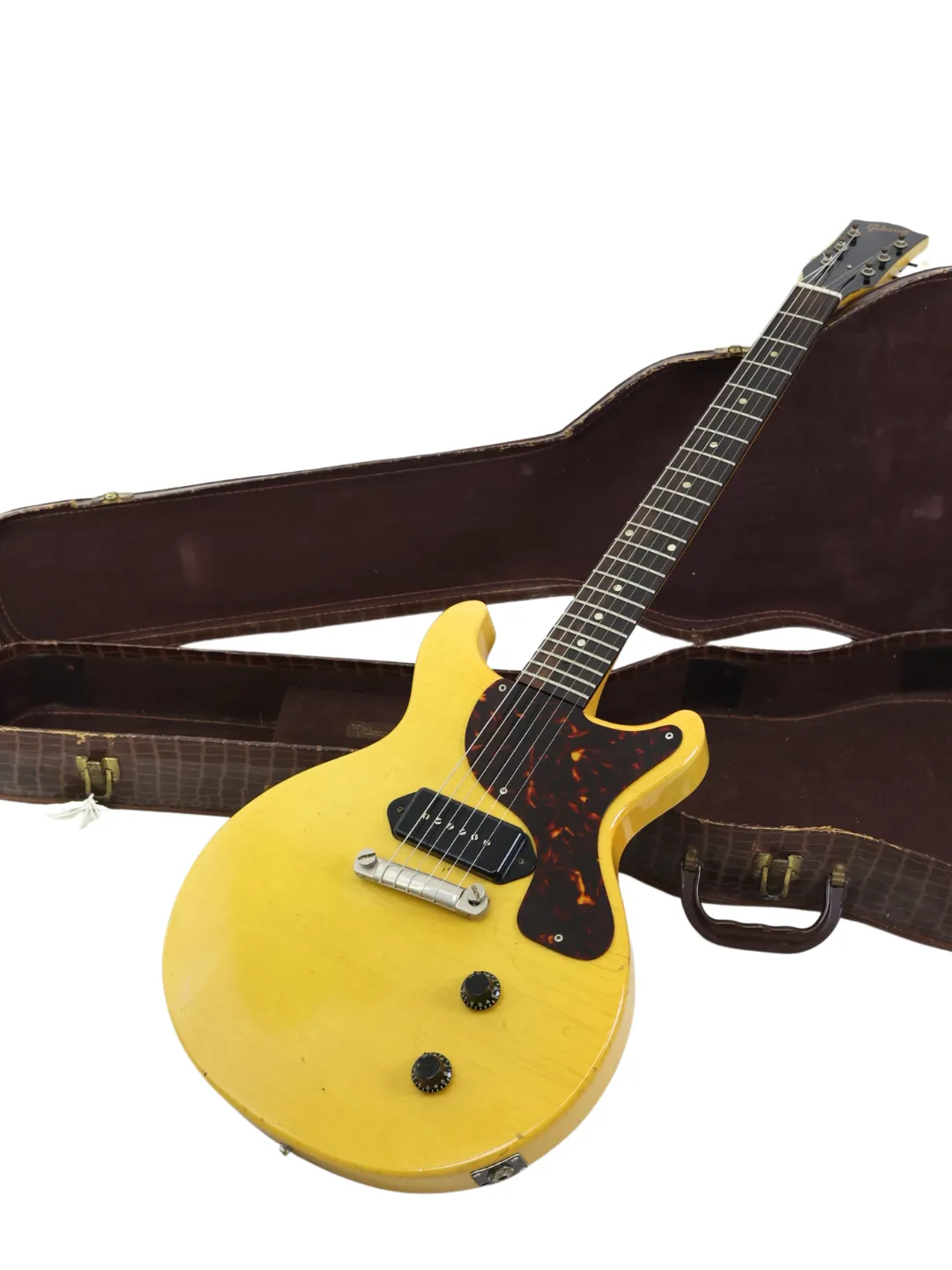 Vintage Gibson Les Paul Jr TV Yellow Refin - USA 1958