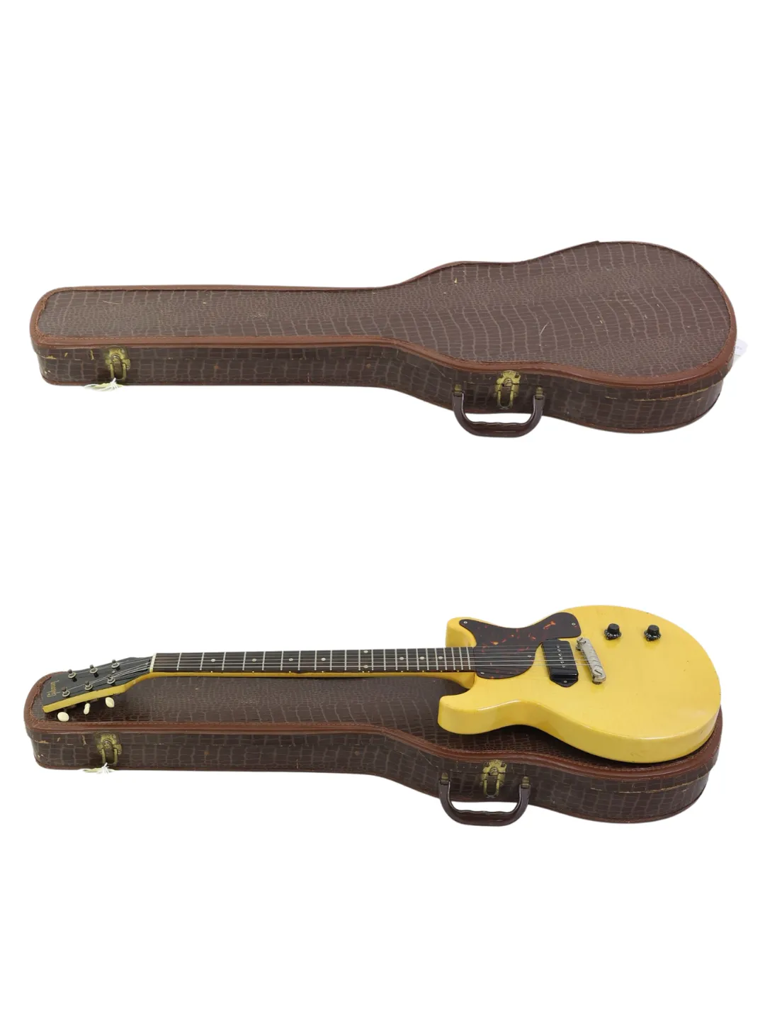 Vintage Gibson Les Paul Jr TV Yellow Refin - USA 1958