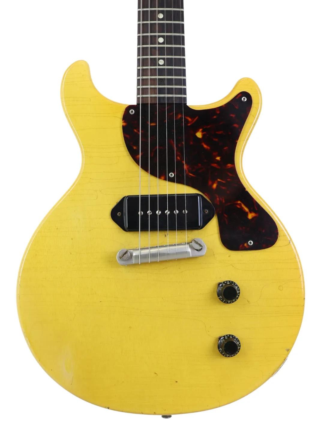 Vintage Gibson Les Paul Jr TV Yellow Refin - USA 1958