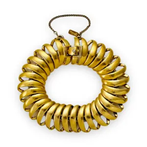Vintage MONET Gold Plated Link Bracelet