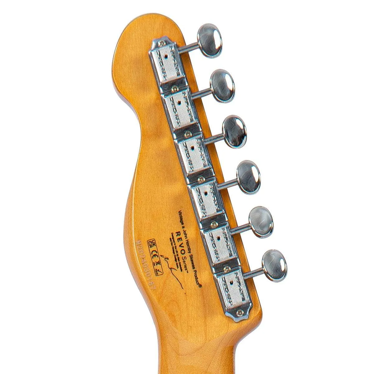 Vintage REVO Series 'Midline' Electric Guitar ~ Trans Orange