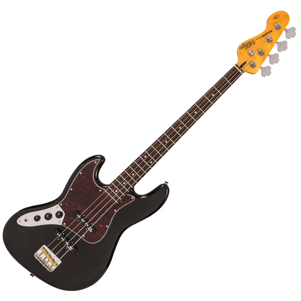 Vintage VJ74 ReIssued Bass ~ Boulevard Black ~ Left Hand