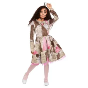 Voodoo Doll Costume, Brown, Child