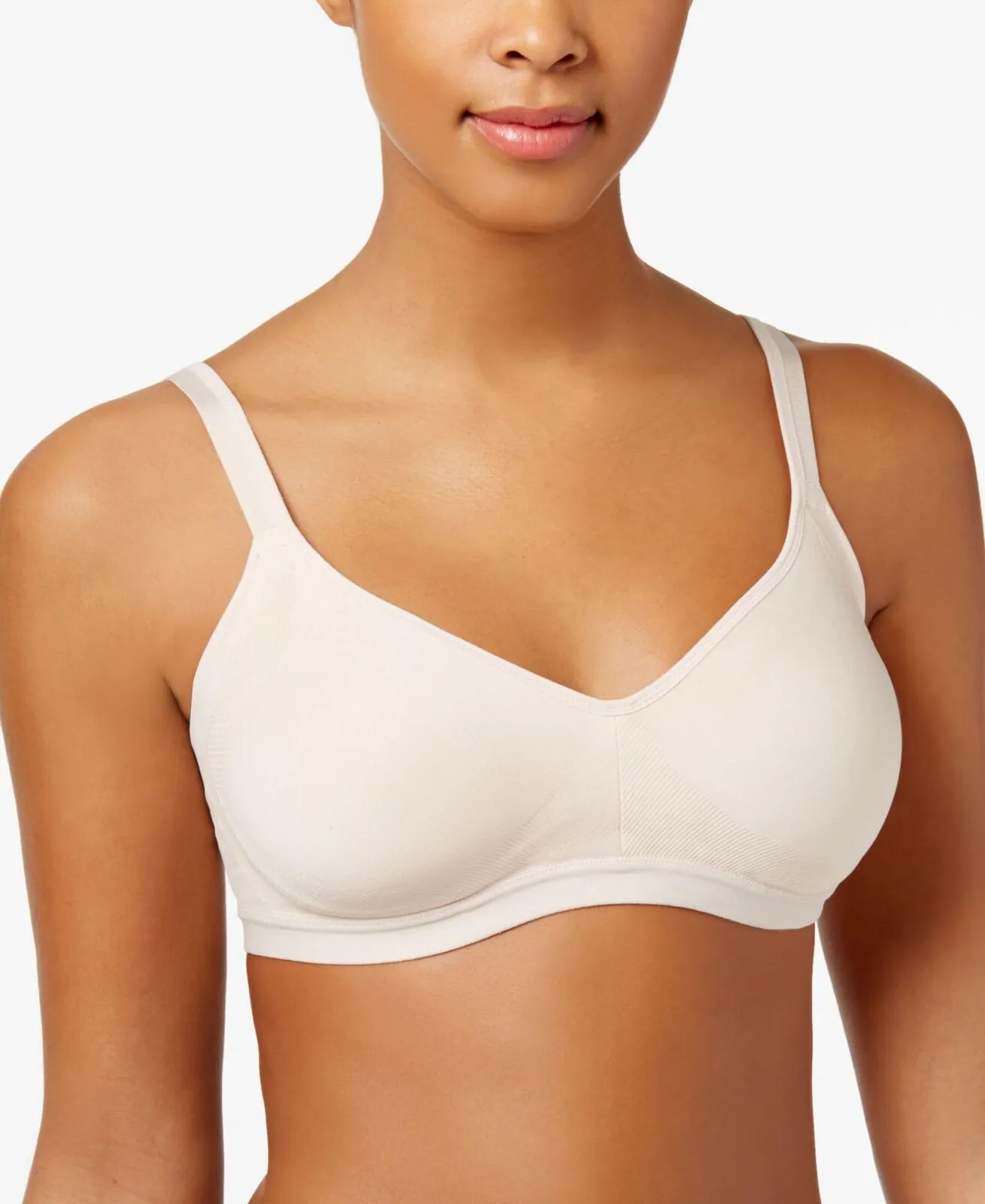 Warners Easy Does It Underarm-Smoothing Wireless Lightly Lined Bra Butterscoth L