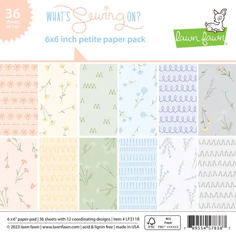 What’s Sewing On? 6x6 Paper Pack LF3118