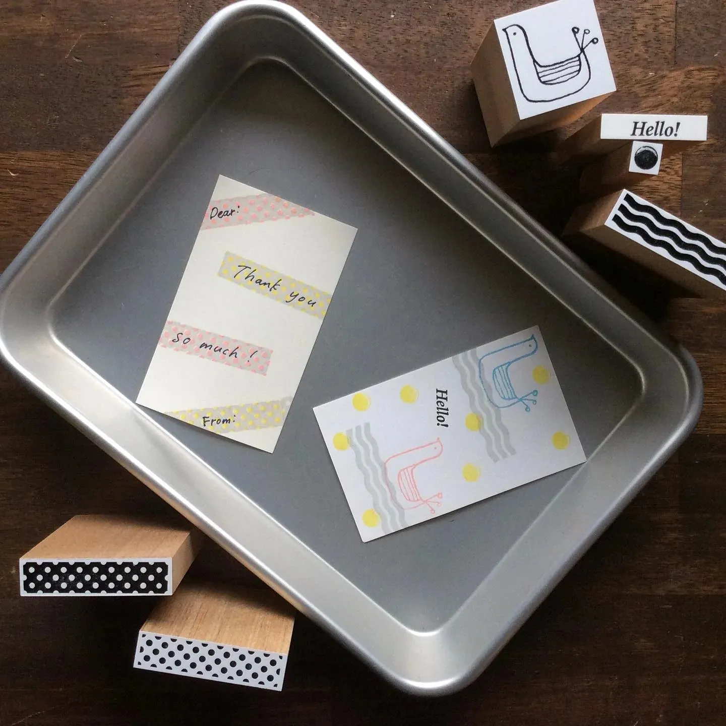 Wide Tape Stamps