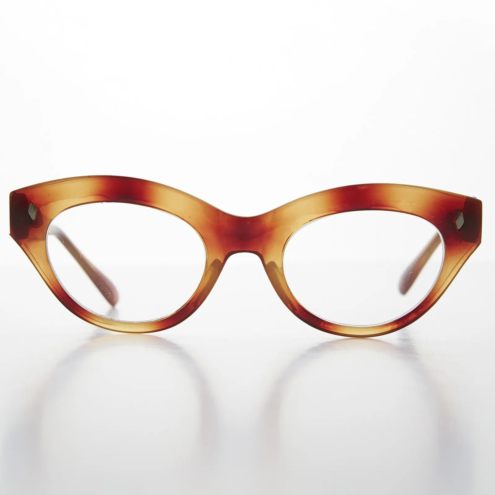Women's Cat Eye Vintage Eyeglass Frame RX Optical Quality - Sherry