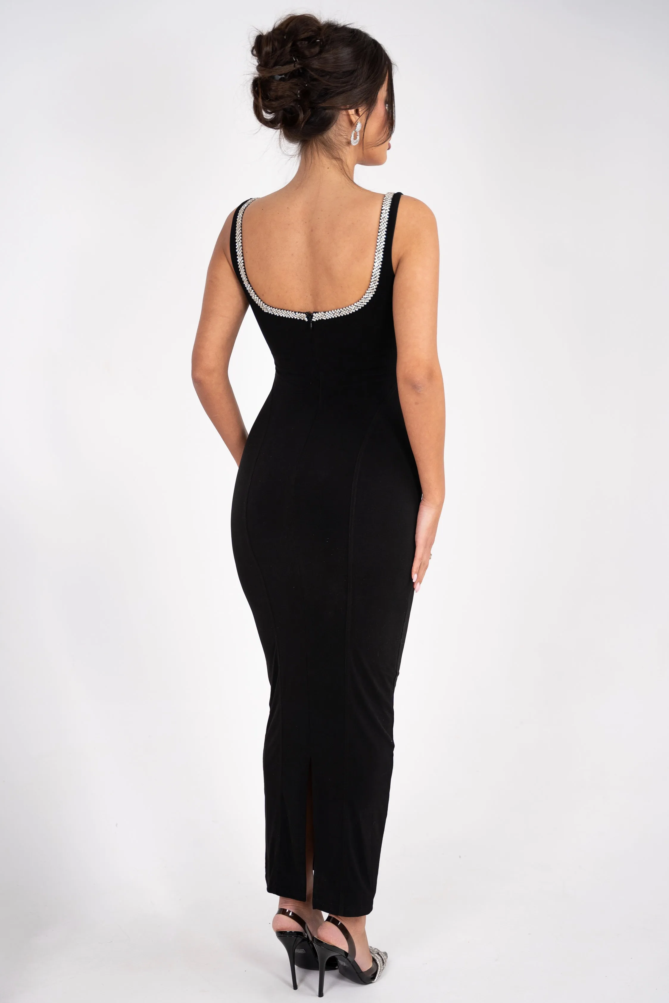 Yasmine Black Dress