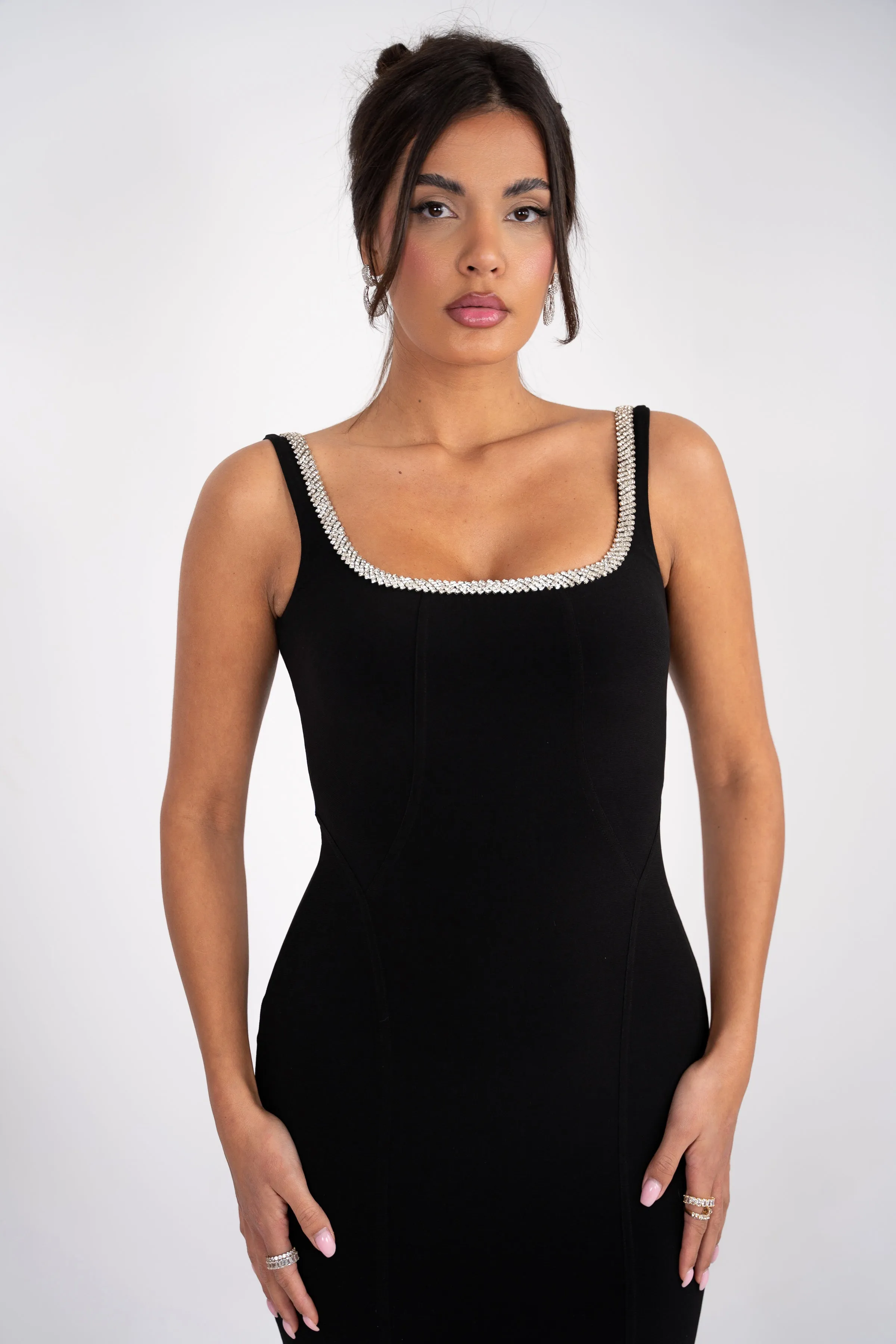 Yasmine Black Dress