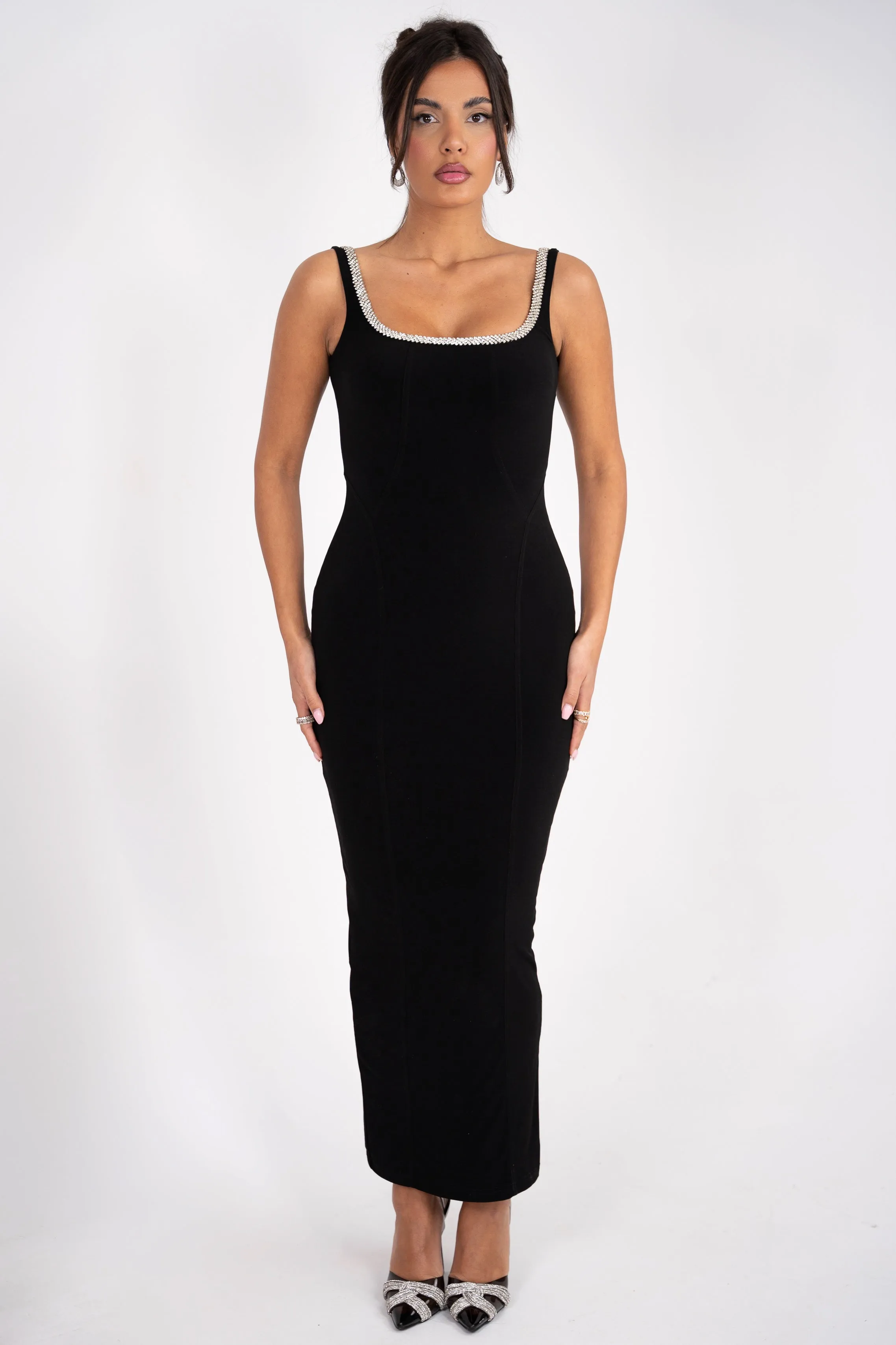 Yasmine Black Dress