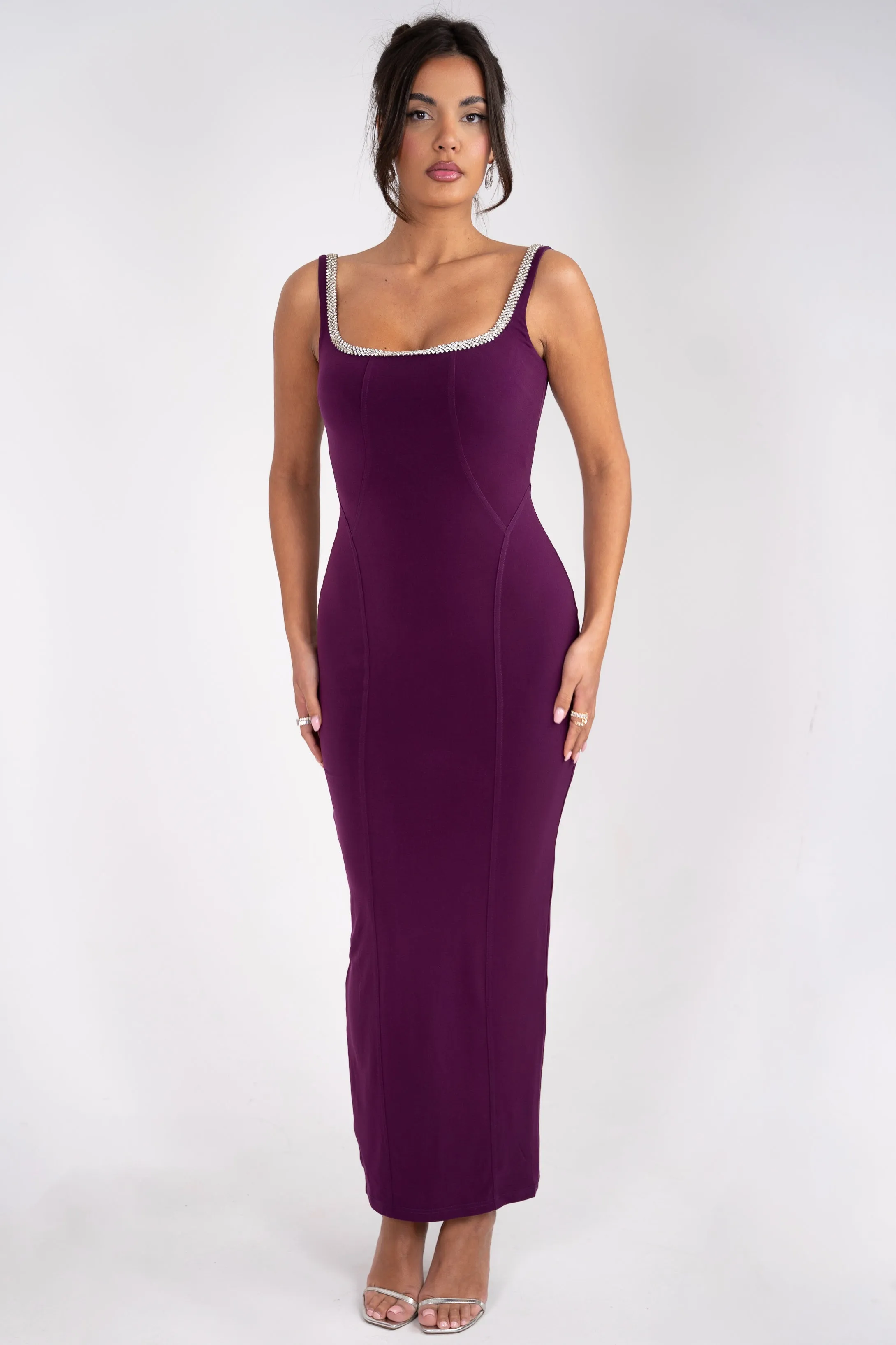 Yasmine Purple Dress