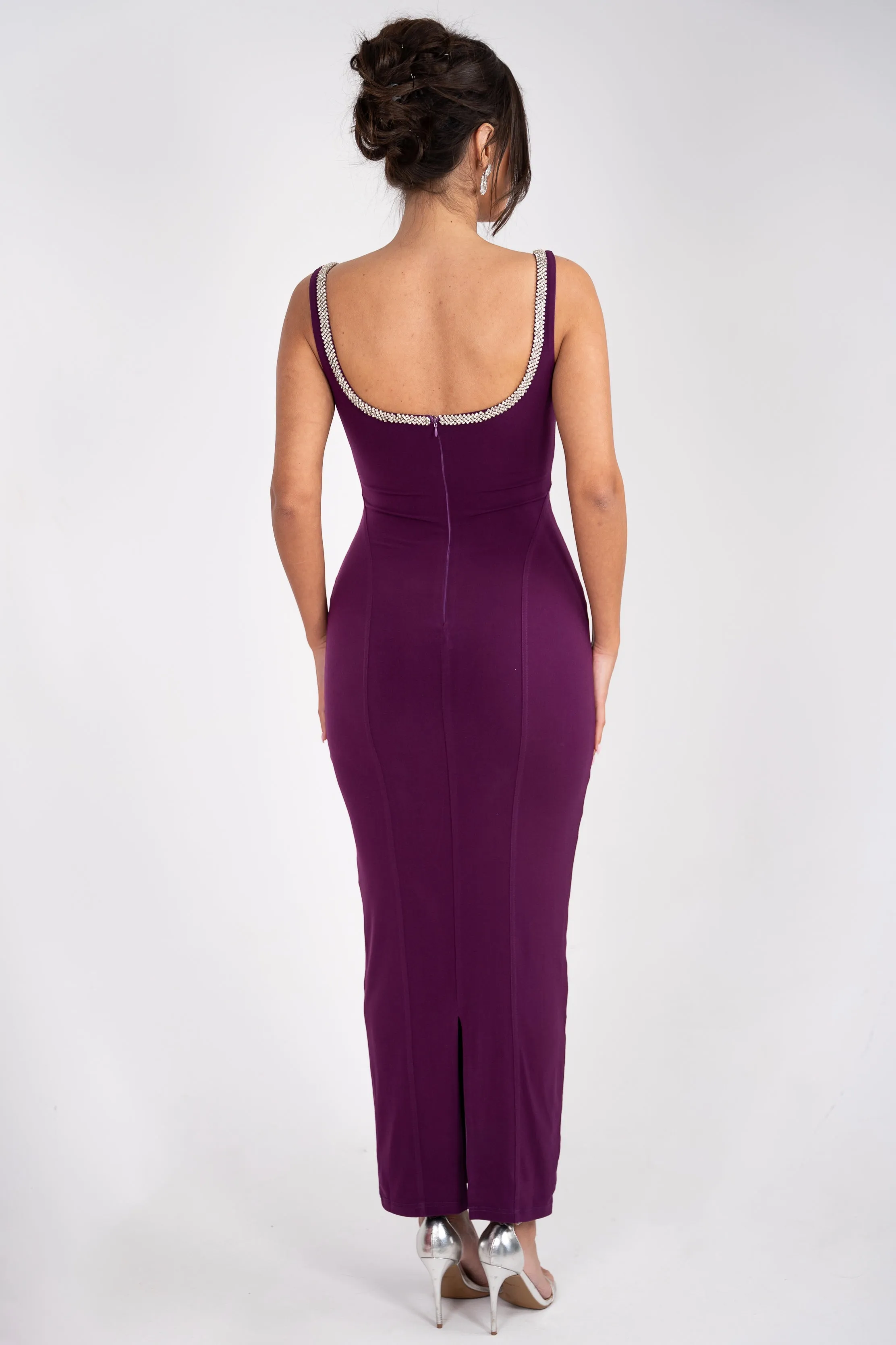 Yasmine Purple Dress