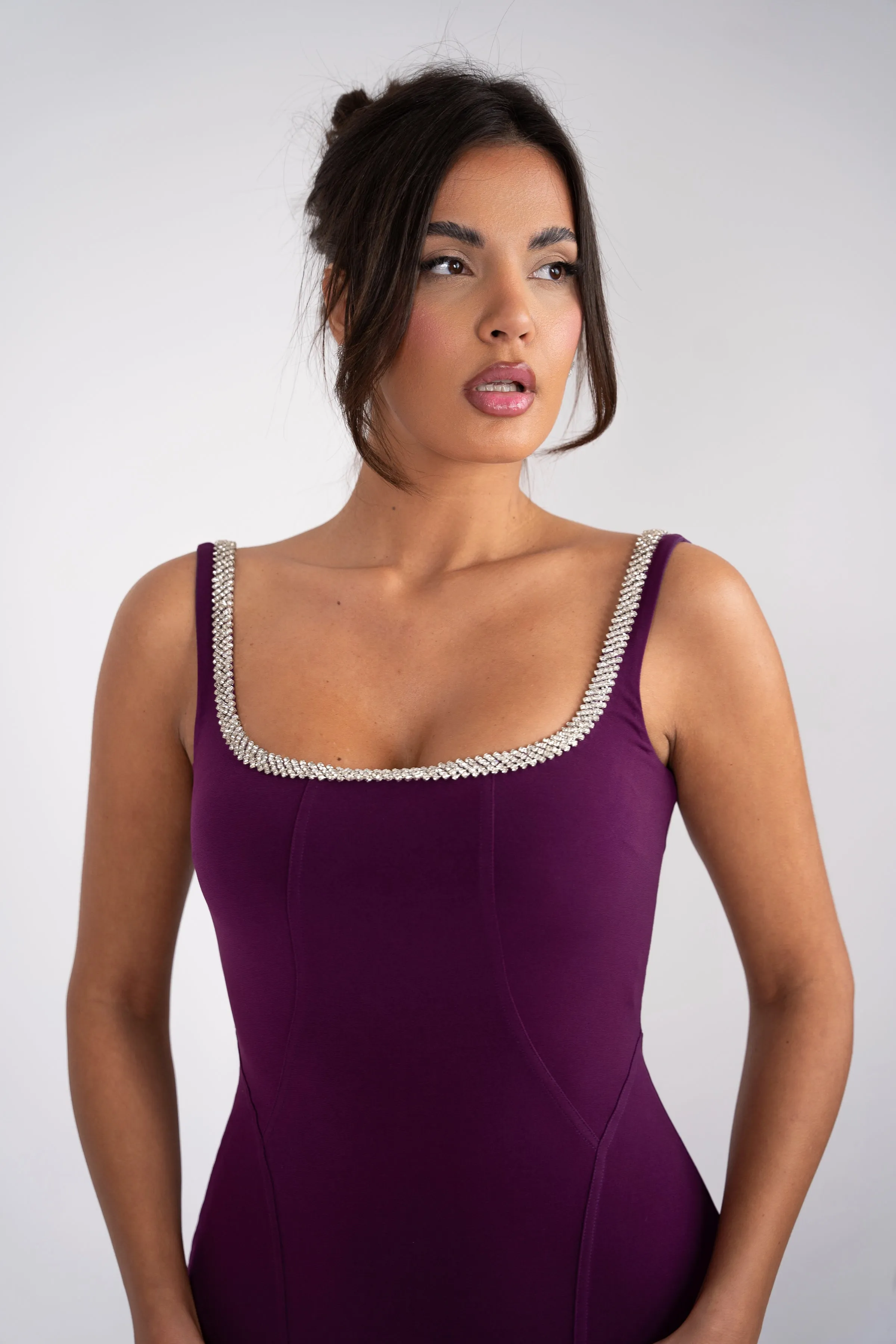Yasmine Purple Dress